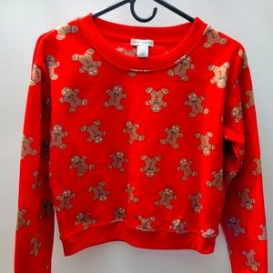 Ginger bread sweater kids size small